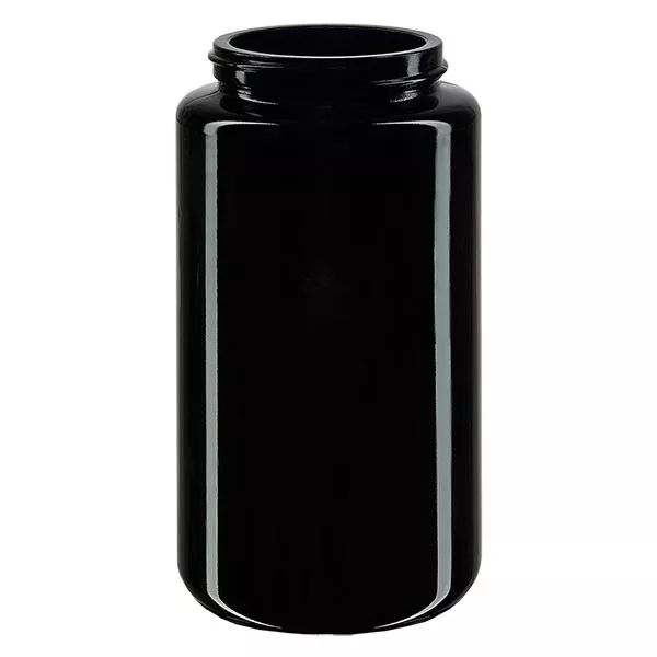Burk med vid mynning i violett glas 200ml, utan lock Burk med vid mynning i violett glas 200ml, utan lock