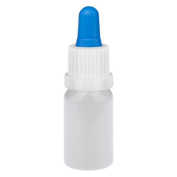 10 ml pipettflaska vit/blå originalförsegling WhiteLine UT18/10