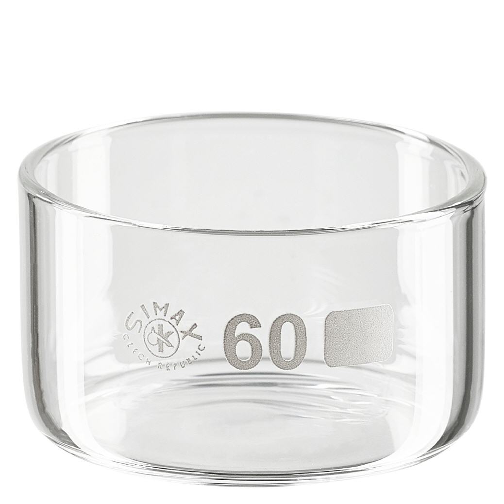 60ml kristalliseringsskål utan pip borosilikat ø60mm 60ml kristalliseringsskål utan pip borosilikat ø60mm