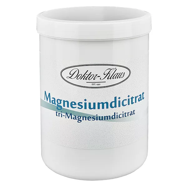 Tri-magnesiumdikitrat (vattenfritt) 1 kg Doktor-Klaus Tri-magnesiumdikitrat (vattenfritt) 1 kg Doktor-Klaus