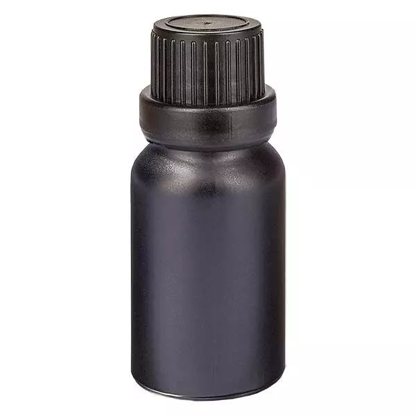 10ml Droppflaska 2mm förslutning med manipuleringssäkert lock BlackL. UT18/10 10ml Droppflaska 2mm förslutning med manipuleringssäkert lock BlackL. UT18/10