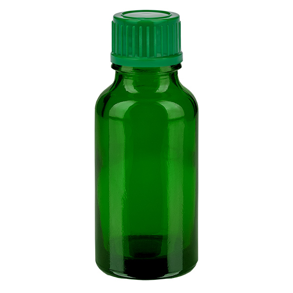 20 ml flaska 11 mm skruvkork grön Standard GreenLine UT18/20 20 ml flaska 11 mm skruvkork grön Standard GreenLine UT18/20