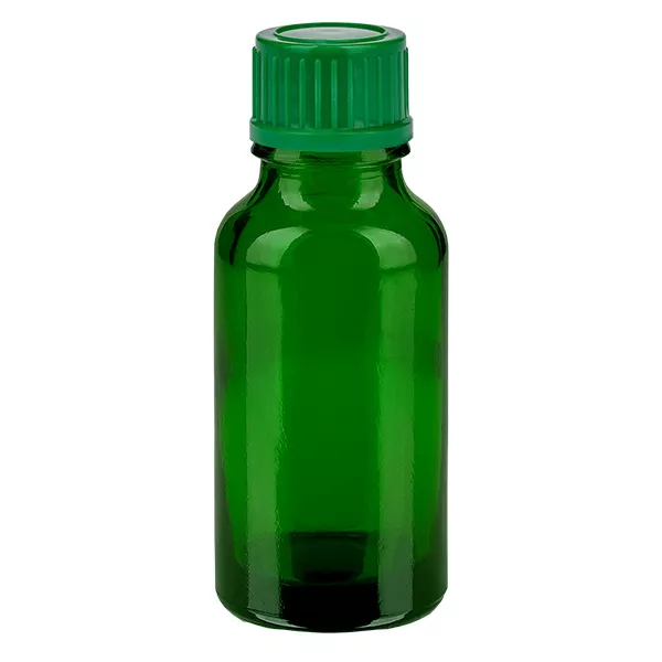 20 ml flaska 11 mm skruvkork grön Standard GreenLine UT18/20 20 ml flaska 11 mm skruvkork grön Standard GreenLine UT18/20
