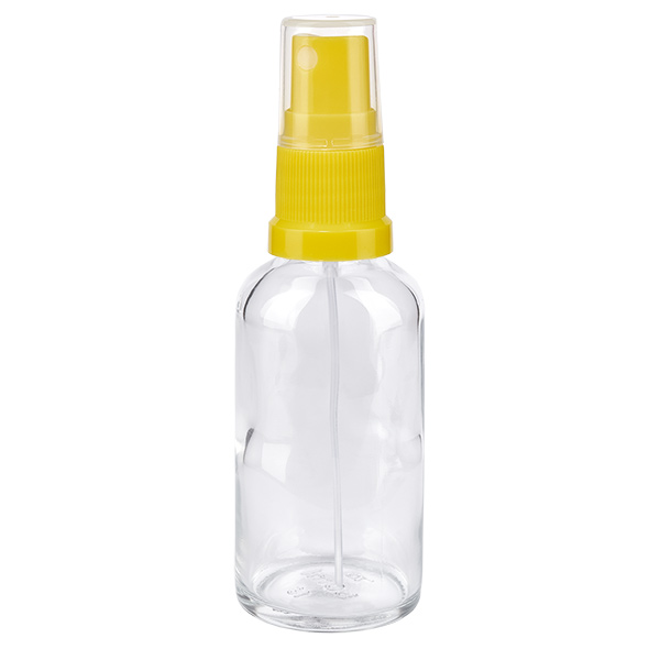 50ml Sprayflaska gul/transparent standardlock ClearLine UT18/50 50ml Sprayflaska gul/transparent standardlock ClearLine UT18/50