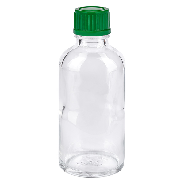 50ml flaska 11mm skruvkork grön standard ClearLine UT18/50 50ml flaska 11mm skruvkork grön standard ClearLine UT18/50