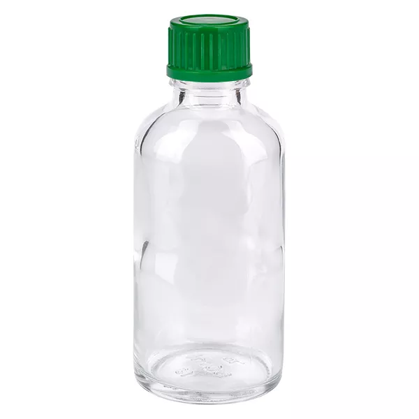 50ml flaska 11mm skruvkork grön standard ClearLine UT18/50 50ml flaska 11mm skruvkork grön standard ClearLine UT18/50