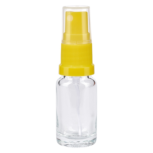 10ml Sprayflaska gul/transparent standardlock ClearLine UT18/10 10ml Sprayflaska gul/transparent standardlock ClearLine UT18/10
