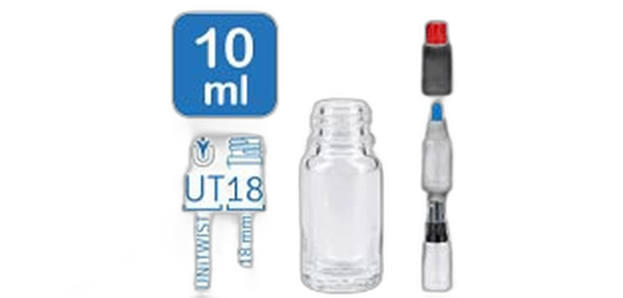ClearLine apoteksflaskor 10 ml UT18