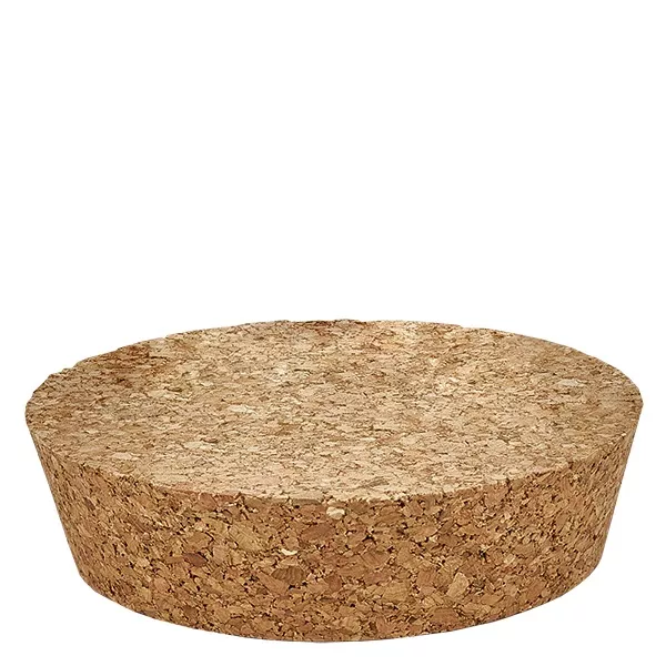 Kork för öppning 75mm WECK RR80 (ø72/82, H=20mm) WECK korkpropp RR80 för 75 mm öppning tillverkad av naturkork brun rund 72-82 mm diameter 20 mm höjd förslutning