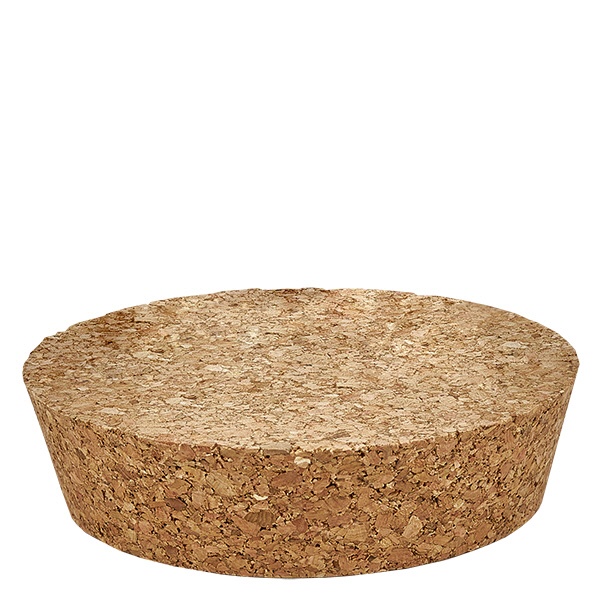 Kork för öppning 75mm WECK RR80 (ø72/82, H=20mm) WECK korkpropp RR80 för 75 mm öppning tillverkad av naturkork brun rund 72-82 mm diameter 20 mm höjd förslutning