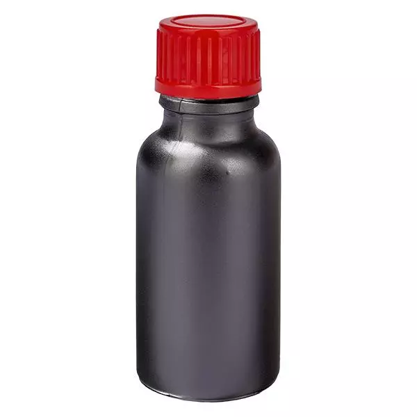 20ml flaska 11mm skruvkork röd standard BlackLine UT18/20 20ml flaska 11mm skruvkork röd standard BlackLine UT18/20