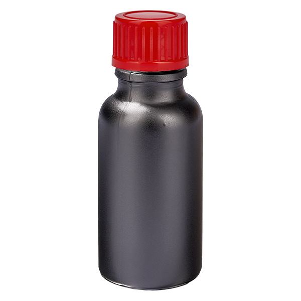 20ml flaska 11mm skruvkork röd standard BlackLine UT18/20 20ml flaska 11mm skruvkork röd standard BlackLine UT18/20