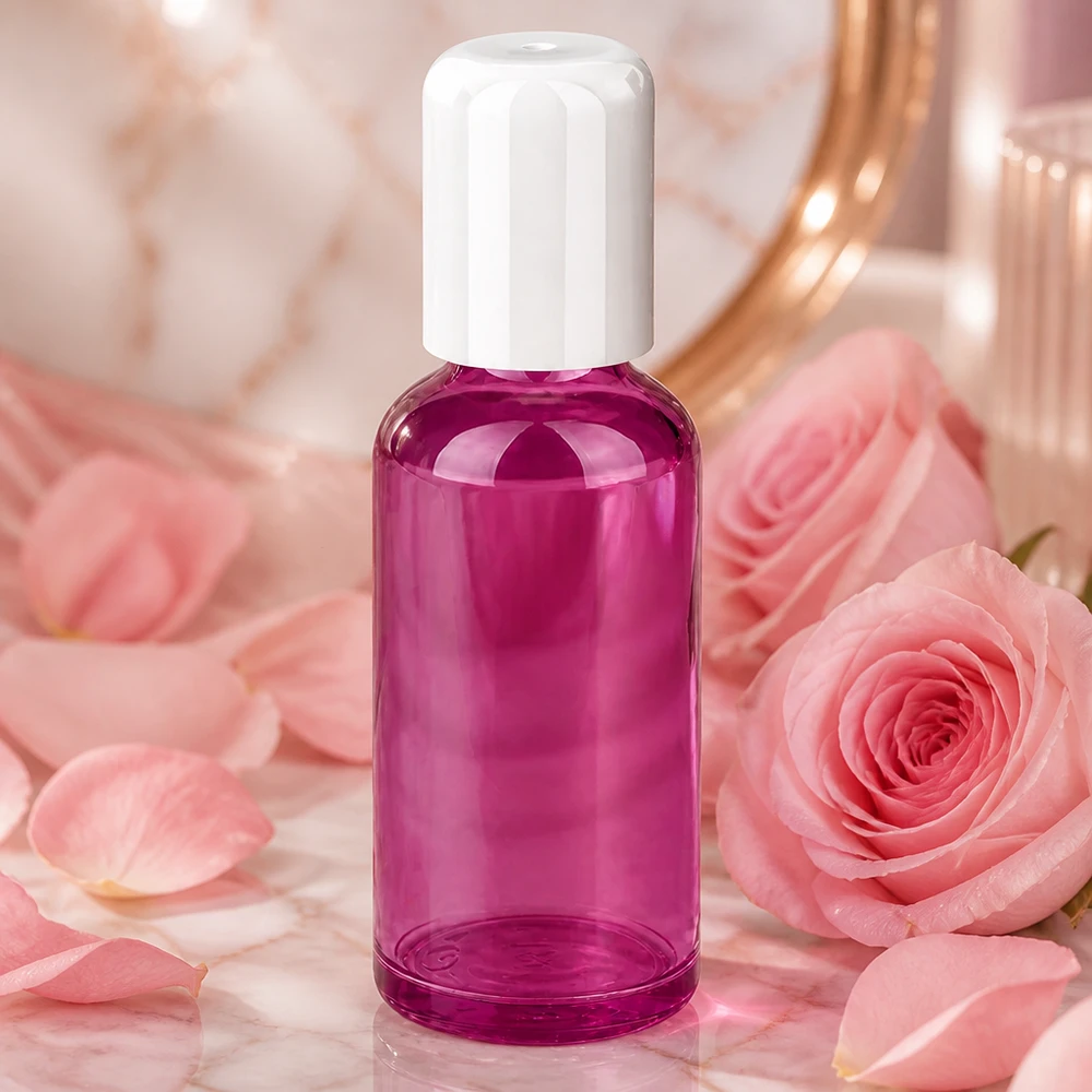 Roll-on-flaska 50ml PurpleLine violett för DIY-kosmetika och hemmagjorda parfymer