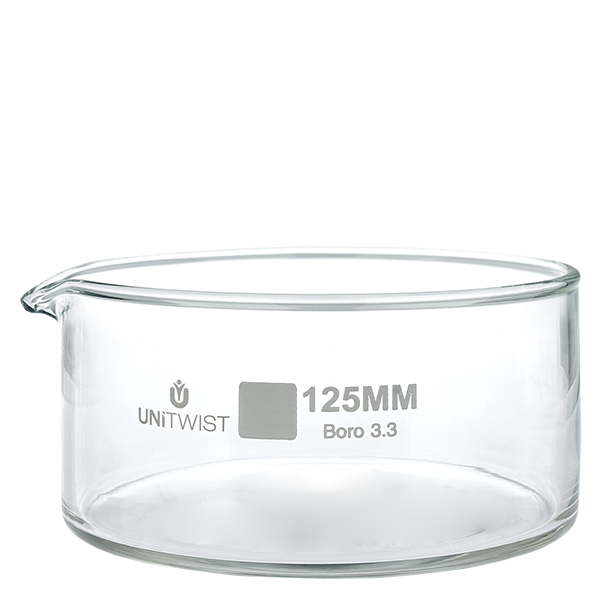 Kristallisationskärl ø125 mm, borosilikatglas UNiTWIST Kristallisationskärl ø125 mm, borosilikatglas UNiTWIST
