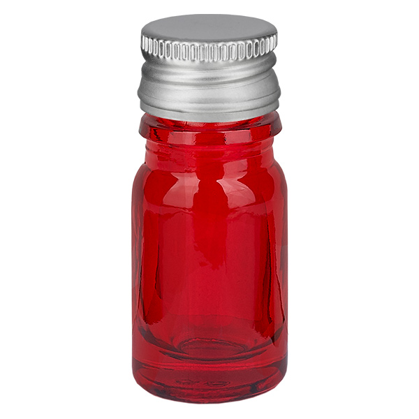 5ml flaska 11mm skruvkork Alu-Silver Standard RedLine UT18/5