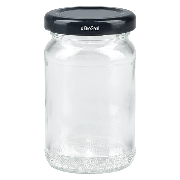 110ml rund burk + BioSeal-lock svart UNiTWIST
