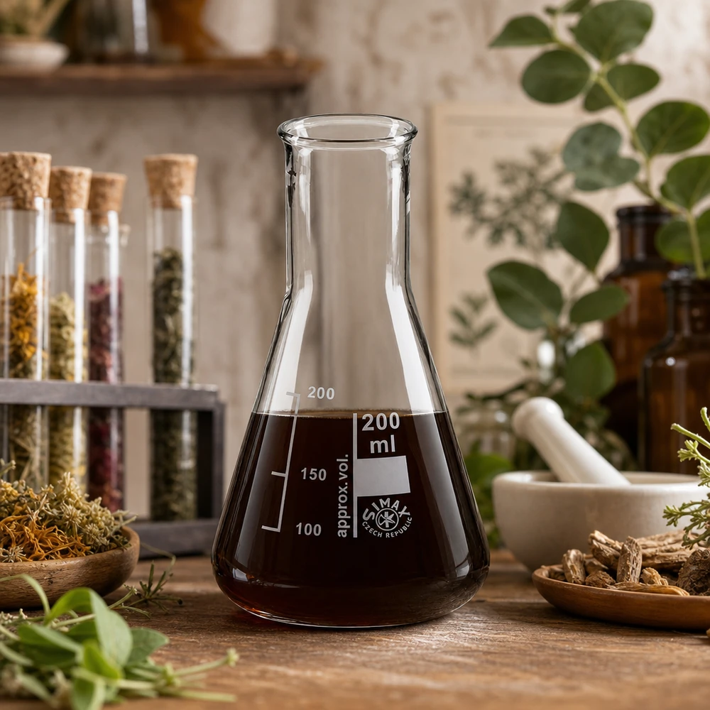 Erlenmeyerkolv 200ml smal hals Erlenmeyerkolv 200ml smal hals