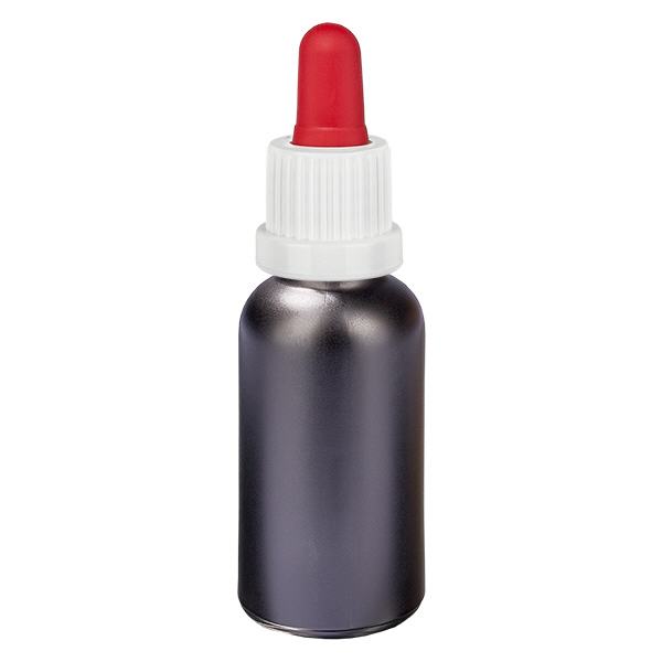 30 ml pipettflaska vit/röd med manipuleringssäkert lock BlackLine UT18/30 30 ml pipettflaska vit/röd med manipuleringssäkert lock BlackLine UT18/30