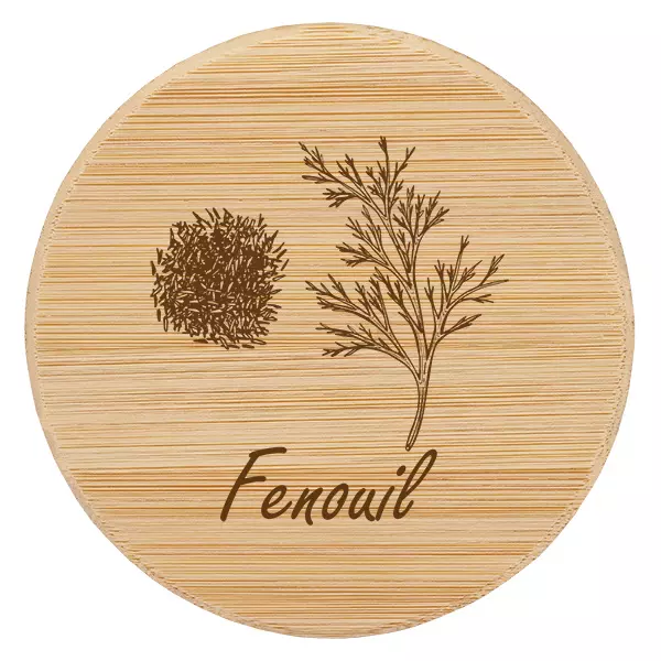Couvercle i trä "Fenouil" till WECK RR60 Couvercle i trä "Fenouil" till WECK RR60