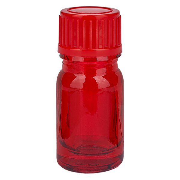 5ml flaska 11mm skruvkork röd Standard RedLine UT18/5 5ml flaska 11mm skruvkork röd Standard RedLine UT18/5