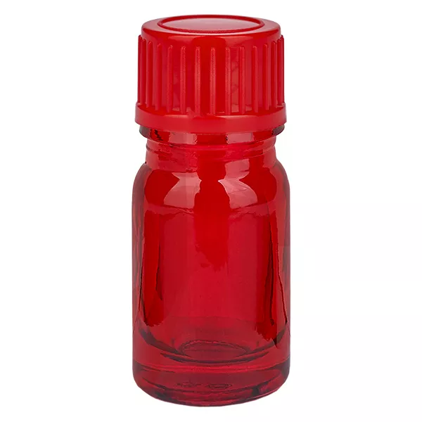 5ml flaska 11mm skruvkork röd Standard RedLine UT18/5 5ml flaska 11mm skruvkork röd Standard RedLine UT18/5
