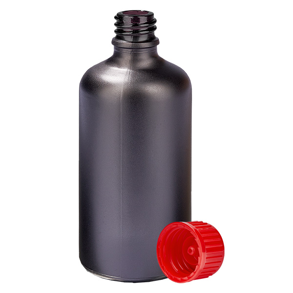 100ml flaska 11mm skruvkork röd standard BlackLine UT18/100 100ml flaska 11mm skruvkork röd standard BlackLine UT18/100