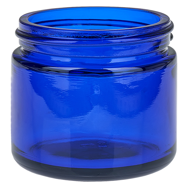 Glasburk 60ml blå med UNiTWIST-insatslock Glasburk 60ml blå med UNiTWIST-insatslock