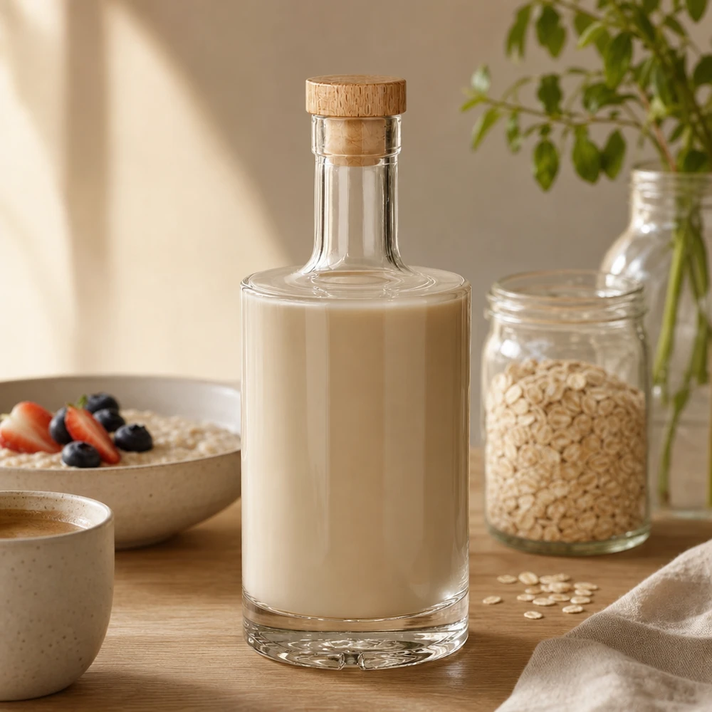 500 ml glasflaska Nora med kork med trähandtag UNiTWIST® 500 ml glasflaska Nora med kork med trähandtag UNiTWIST®