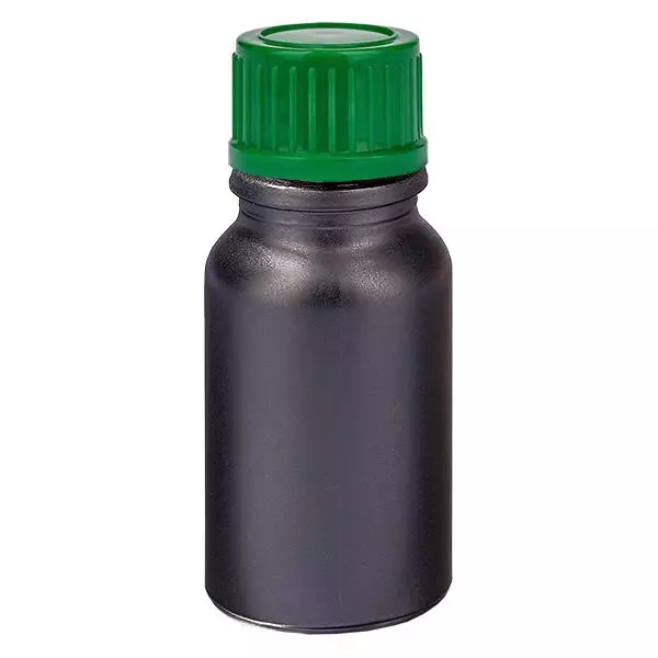 10ml flaska 11mm skruvkork grön standard BlackLine UT18/10 10ml flaska 11mm skruvkork grön standard BlackLine UT18/10