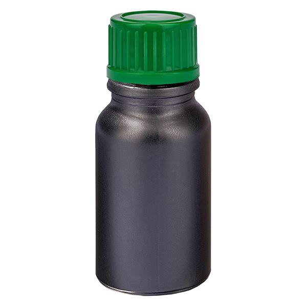 10ml flaska 11mm skruvkork grön standard BlackLine UT18/10 10ml flaska 11mm skruvkork grön standard BlackLine UT18/10