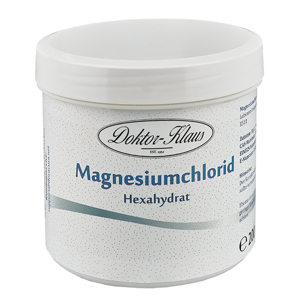 Magnesiumklorid 200g (E511) Doktor-Klaus Magnesiumklorid 200g (E511) Doktor-Klaus