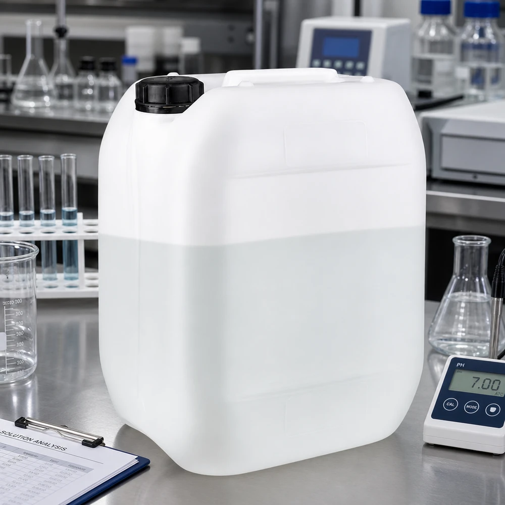 Livsmedelsgodkänd plastdunk på 10 liter med läckagesäker skruvlock för säker förvaring
