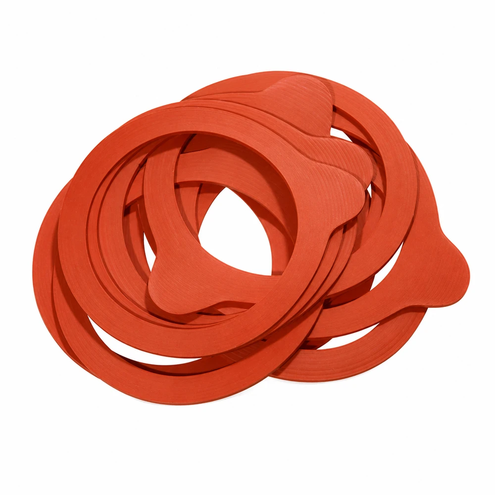 Tätningsring av naturgummi RR80 Konserveringsring naturgummi RR80 orange Gummiringar för konserveringsburkar Förseglingsringar Konserveringshjälpmedel