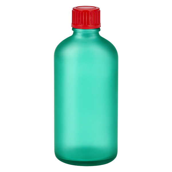100ml flaska 11mm skruvkork röd standard GreenLine UT18/100 100ml flaska 11mm skruvkork röd standard GreenLine UT18/100