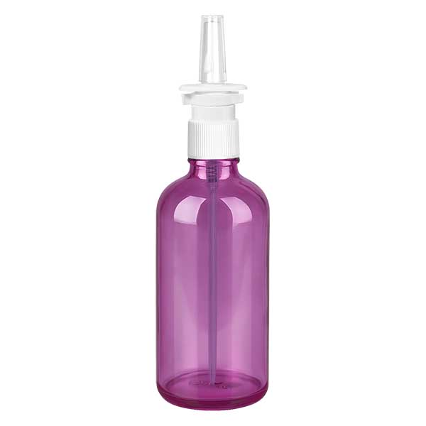 100 ml nässprayflaska vit/transparent standard PurpleLine UT18/100