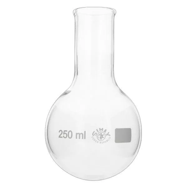 Rundkolv 250ml smal hals med rund botten