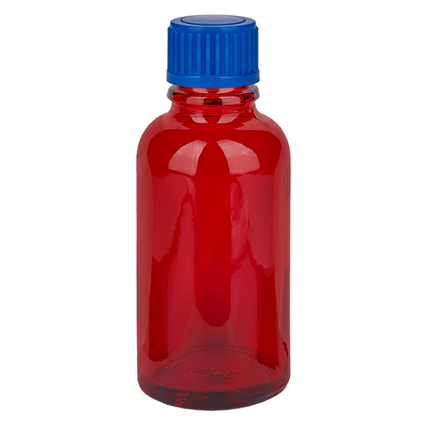 30ml flaska 11mm skruvkork blå standard RedLine UT18/30