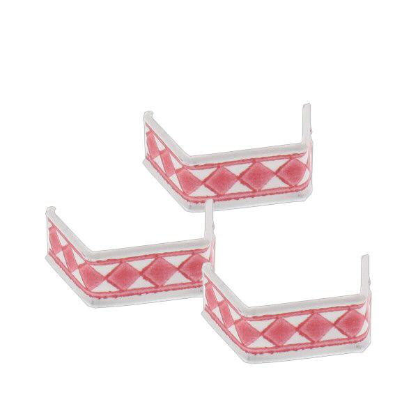 U-clip tejpfäste röd/vit (förpackning om 100) 33mm U-clip tejpfäste röd/vit (förpackning om 100) 33mm