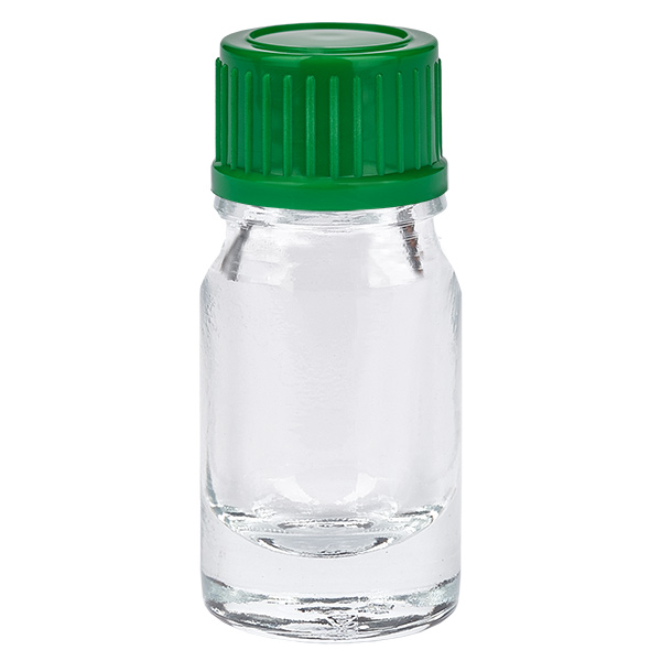 5ml flaska 11mm skruvkork grön standard ClearLine UT18/5 5ml flaska 11mm skruvkork grön standard ClearLine UT18/5