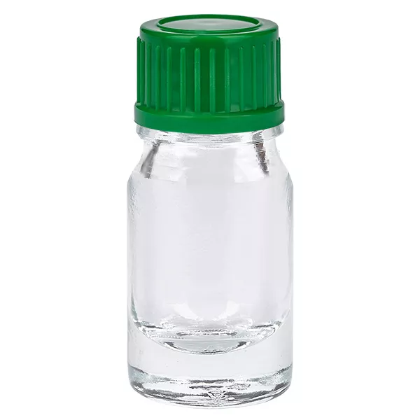 5ml flaska 11mm skruvkork grön standard ClearLine UT18/5 5ml flaska 11mm skruvkork grön standard ClearLine UT18/5
