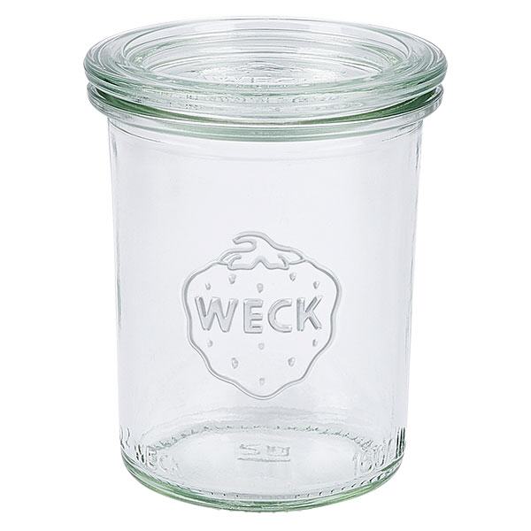 160ml Krossade glasögon med glaslock WECK RR60