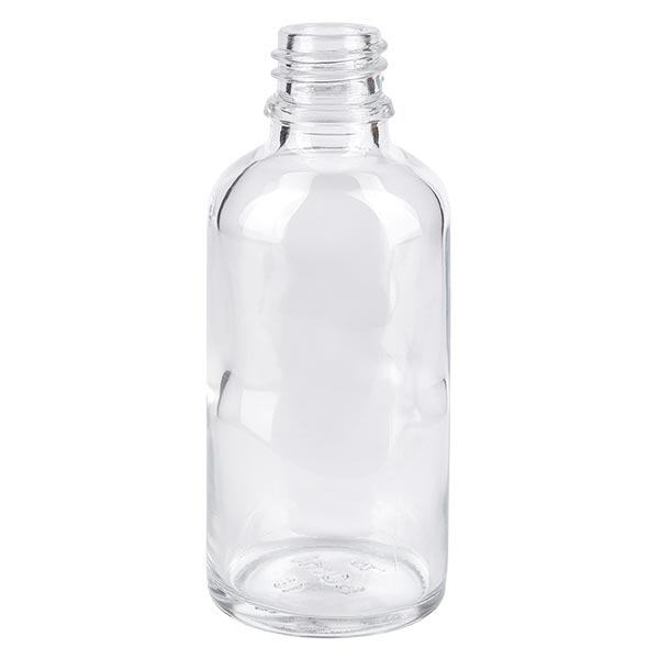 Klar glasflaska 50ml DIN 18
