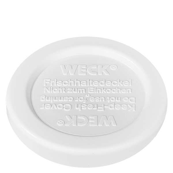 WECK lock för färskhållning RR40 WECK RR40 keep-fresh lock vit av plast för konserveringsburkar för lufttät försegling av konserver