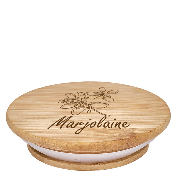 Couvercle en bois "Marjolaine" för WECK RR60 Couvercle en bois "Marjolaine" för WECK RR60