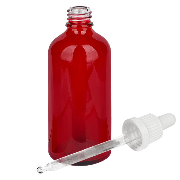 100 ml pipettflaska vit med säkerhetsförslutning RedLine UT18/100 100 ml pipettflaska vit med säkerhetsförslutning RedLine UT18/100