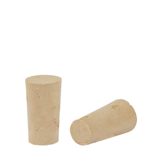 Kork för 10 mm öppning (ø9/12, H=21,5 mm)