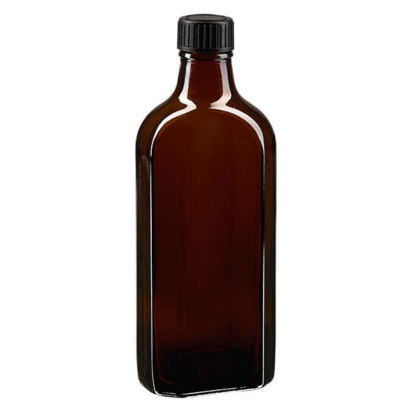 200 ml Meplat brun skruvkork med LKD-tätningsskiva