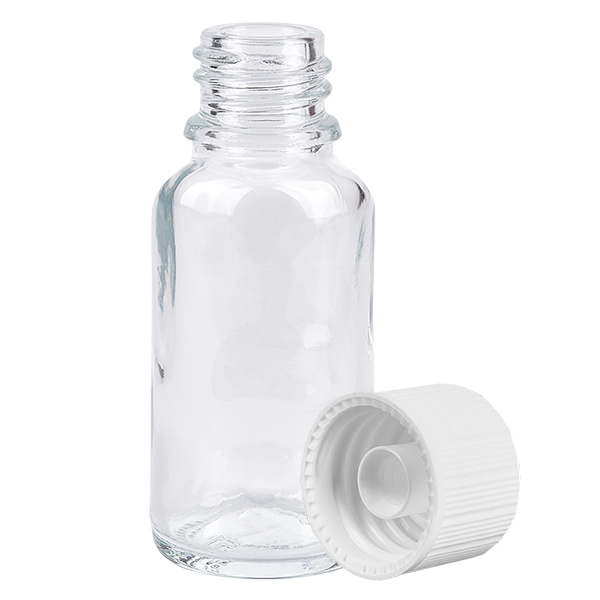 20ml flaska 6mm skruvkork svart standard ClearLine UT18/20 20ml flaska 6mm skruvkork svart standard ClearLine UT18/20