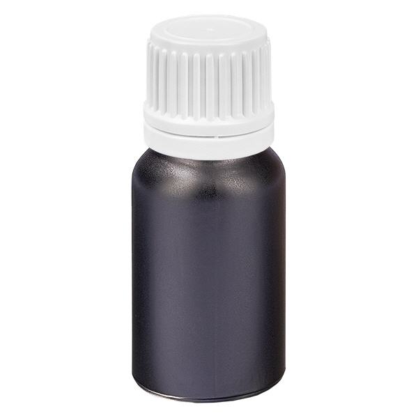 10ml flaska 11mm skruvkork vit med sabotageskydd BlackLine UT18/10