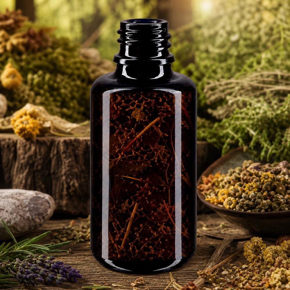 Violett glasflaska 30ml DIN 18 (Mironglas) Apotekardroppflaska Orion 30ml av violett Miron-glas för professionellt bruk
